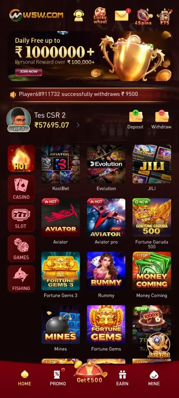 W5W App Screenshot 2